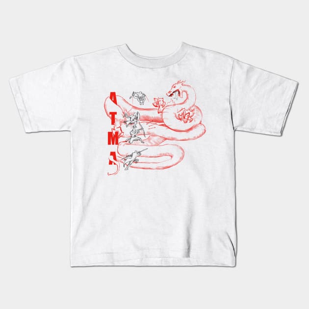 ATMA Inverted Dragon Kids T-Shirt by Devon3